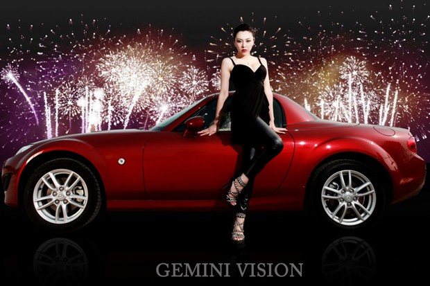 马自达MX-5跑车广告现场的极品MM(图12)