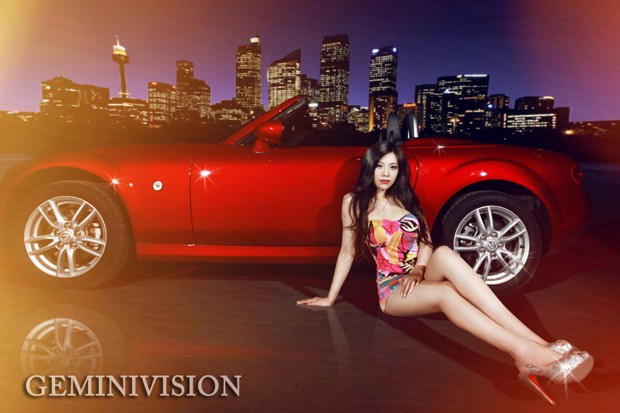 马自达MX-5跑车广告现场的极品MM(图7)