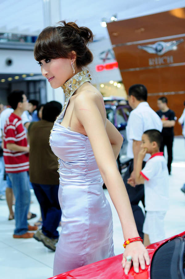 靓丽车模亮相2011北京车展套图(图12)