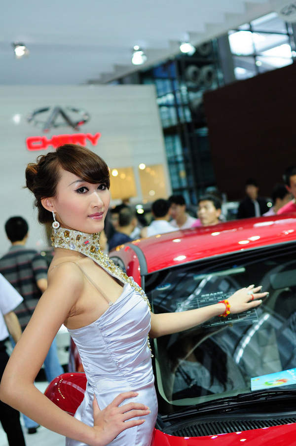 靓丽车模亮相2011北京车展套图(图14)