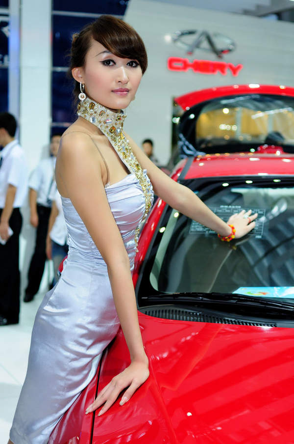 靓丽车模亮相2011北京车展套图(图22)