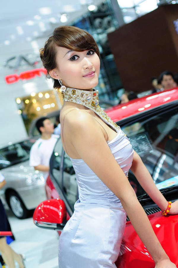 靓丽车模亮相2011北京车展套图(图29)