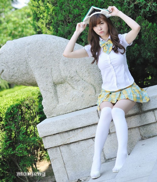 纯美天使郑世蕴好身材秀美腿(图16)