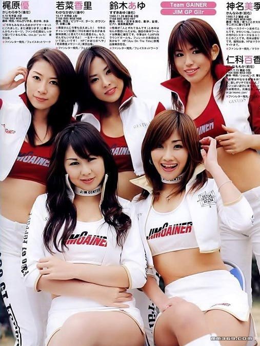 日本GT赛车名模集体照(图4)