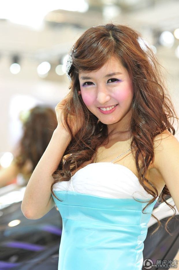 三大美丽车模的超级表情秀(图19)