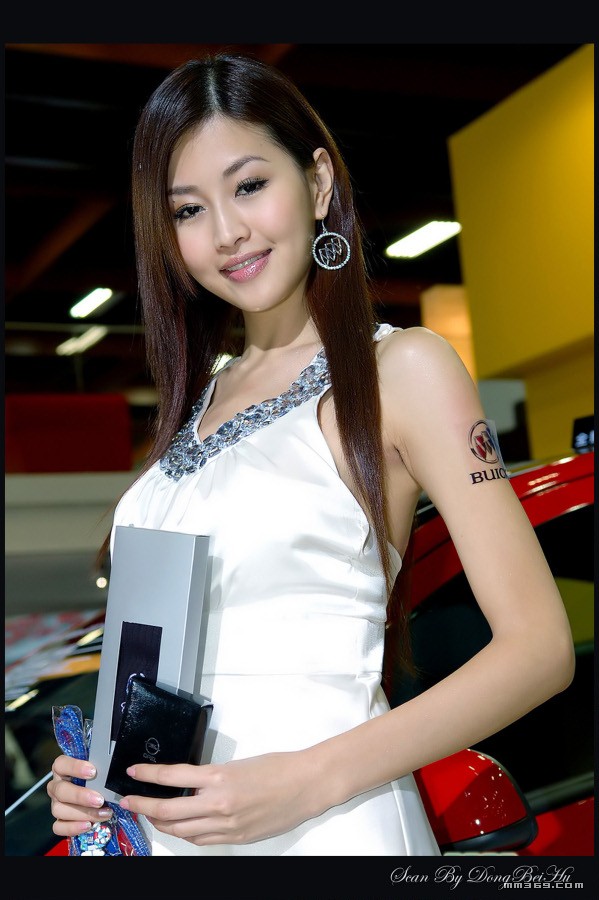 台湾名模林苇茹车展秀(图10)