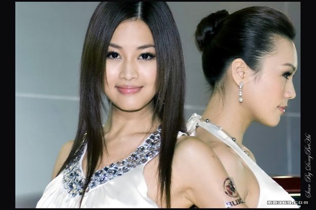 台湾名模林苇茹车展秀(图15)