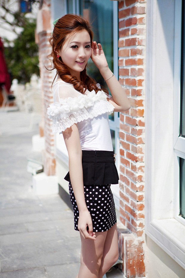 文静秀丽的时尚MM 怎么看都觉得美(图5)