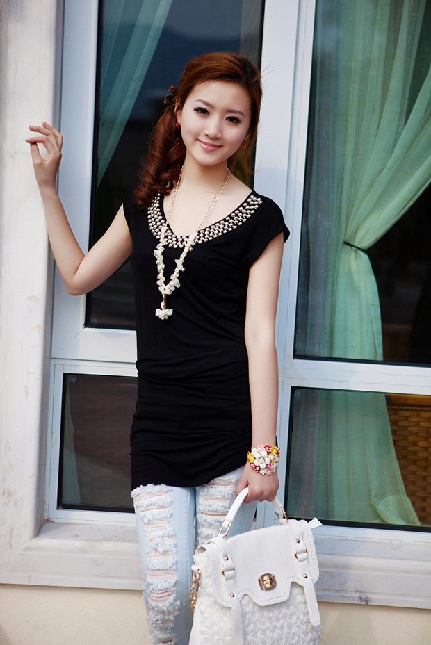 文静秀丽的时尚MM 怎么看都觉得美(图6)