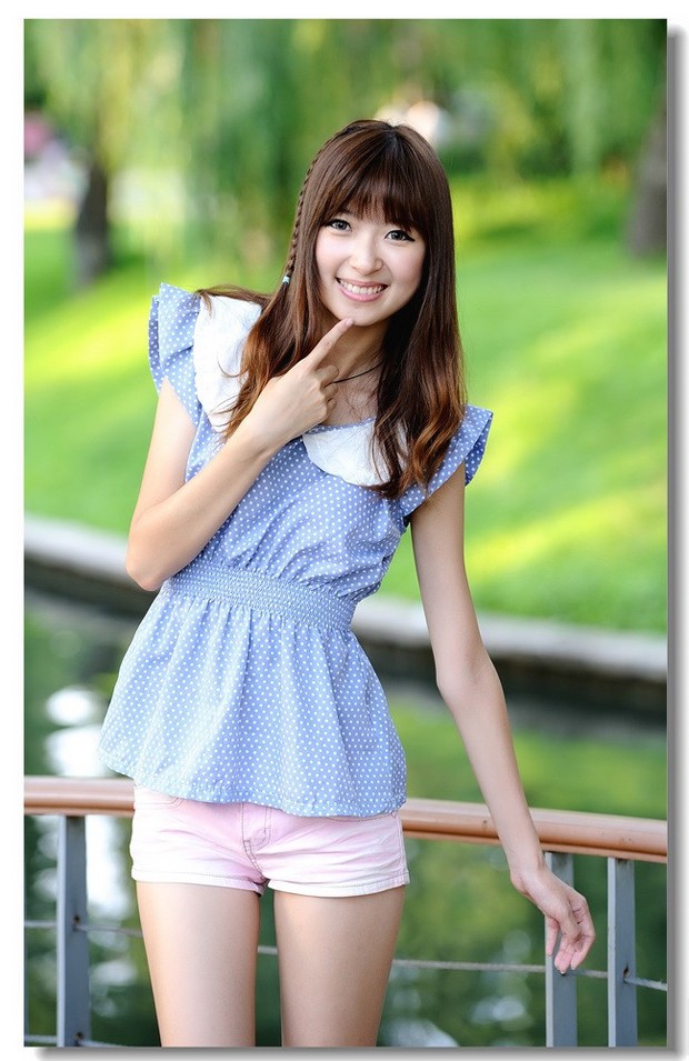 如山泉清澈的清纯美少女(图12)