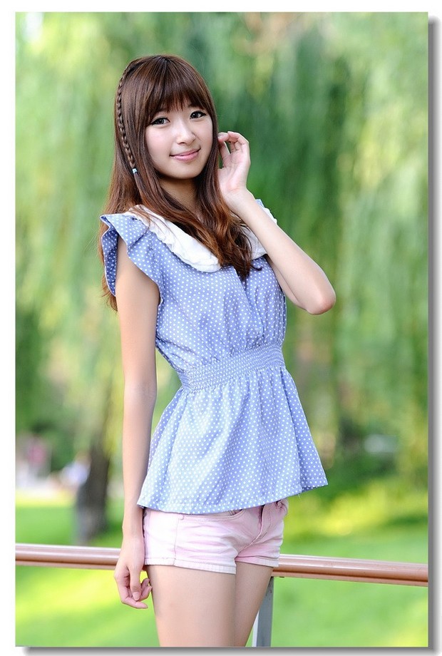 如山泉清澈的清纯美少女(图3)