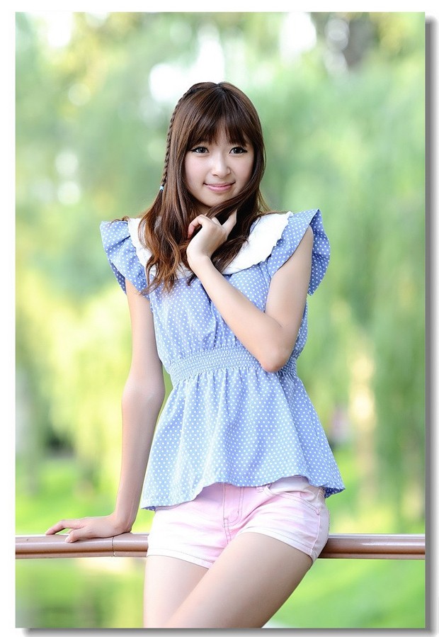 如山泉清澈的清纯美少女(图4)