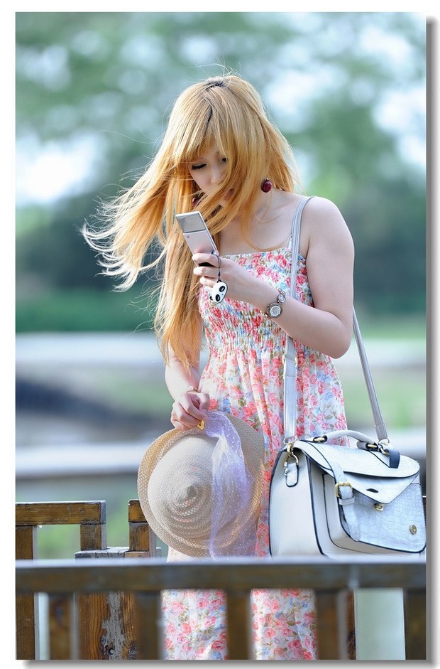 如山泉清澈的清纯美少女(图6)