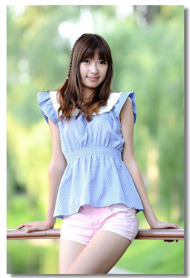 如山泉清澈的清纯美少女(图9)