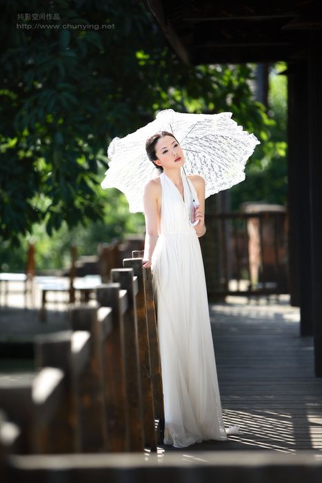 清纯靓丽白衣美女个人照(图6)