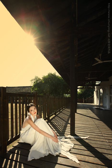 清纯靓丽白衣美女个人照(图7)