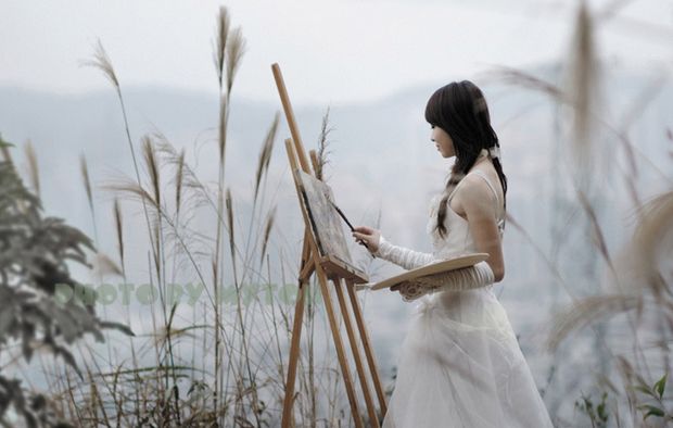 才气过人的美女画家(图7)