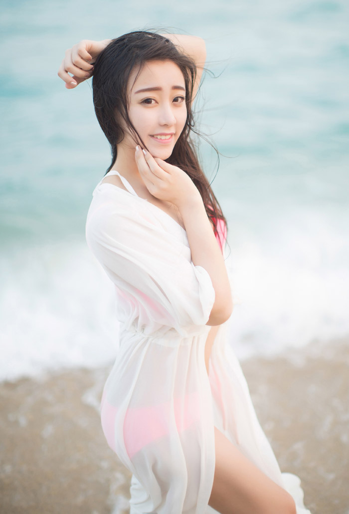 妹子朵比三亚旅拍多套比基尼写真(图21)