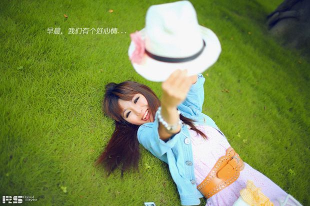 很有春天气息的晨间美女(图4)
