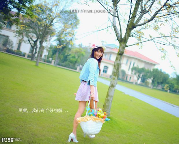 很有春天气息的晨间美女(图5)