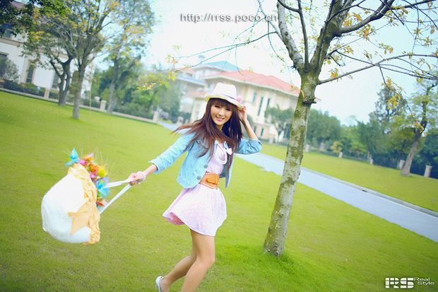 很有春天气息的晨间美女(图6)