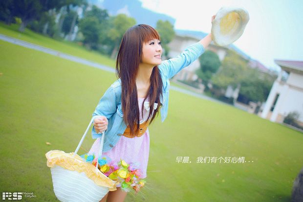 很有春天气息的晨间美女(图7)