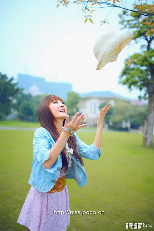 很有春天气息的晨间美女(图8)