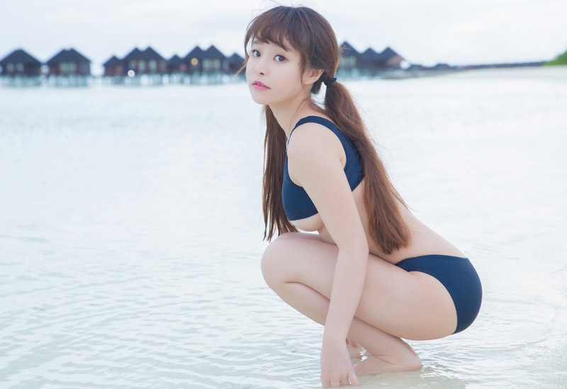 菠萝社美女柳侑绮比基尼清新写真(图10)