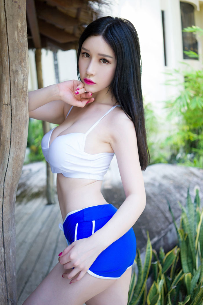 蓝色妖姬于姬妹子海边风情小清新(图9)