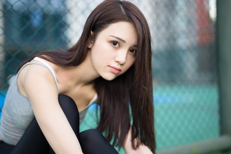 网球妹子嘟嘟小嘴脸蛋清秀身材完美(图20)