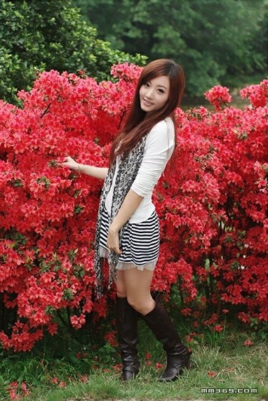 杭州清纯白皙美女外拍(图5)