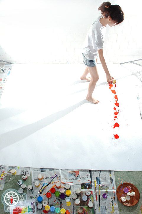 靓丽性感的院校画家美女(图11)