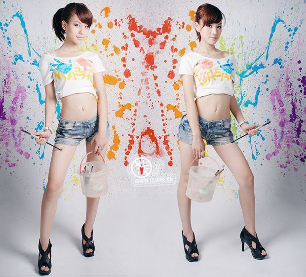 靓丽性感的院校画家美女(图12)