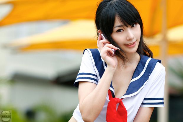 甜甜养眼mm学生制服写真(图10)