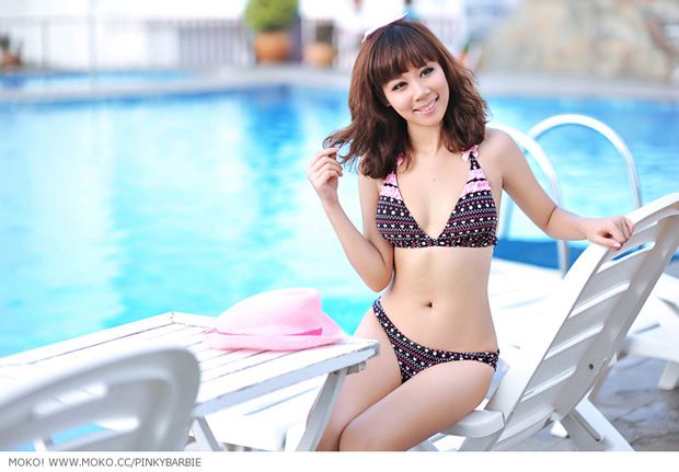 美女可爱比基尼（粉豹芭比）(图8)