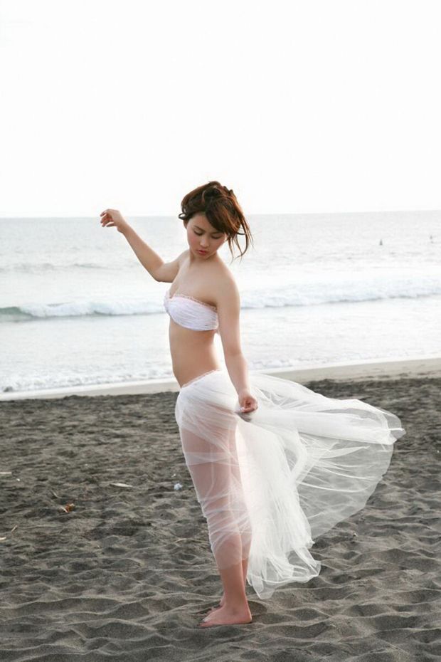 清纯宜人：嫩嫩泳衣少女三原勇希Yuuki_Mihara(图4)