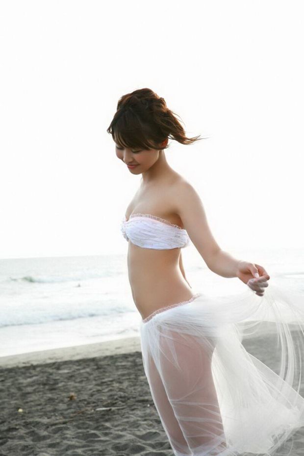 清纯宜人：嫩嫩泳衣少女三原勇希Yuuki_Mihara(图5)