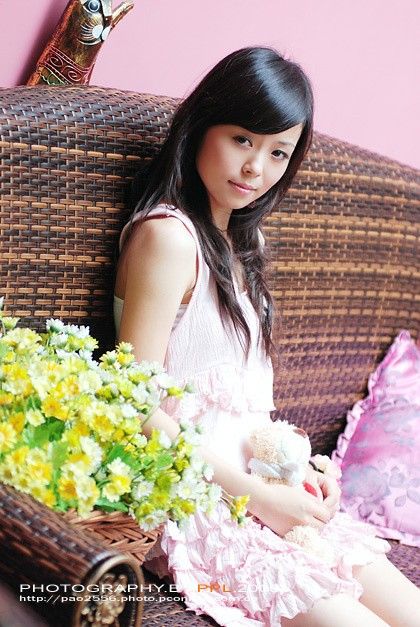 超漂亮90年后粉色小女生(图4)