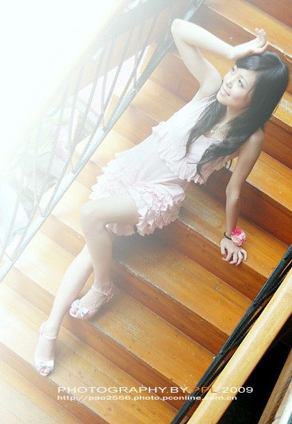 超漂亮90年后粉色小女生(图5)