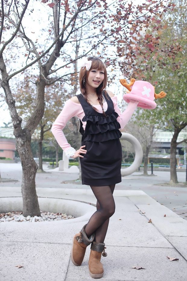 粉红女孩笑容很甜很美很迷人(图11)