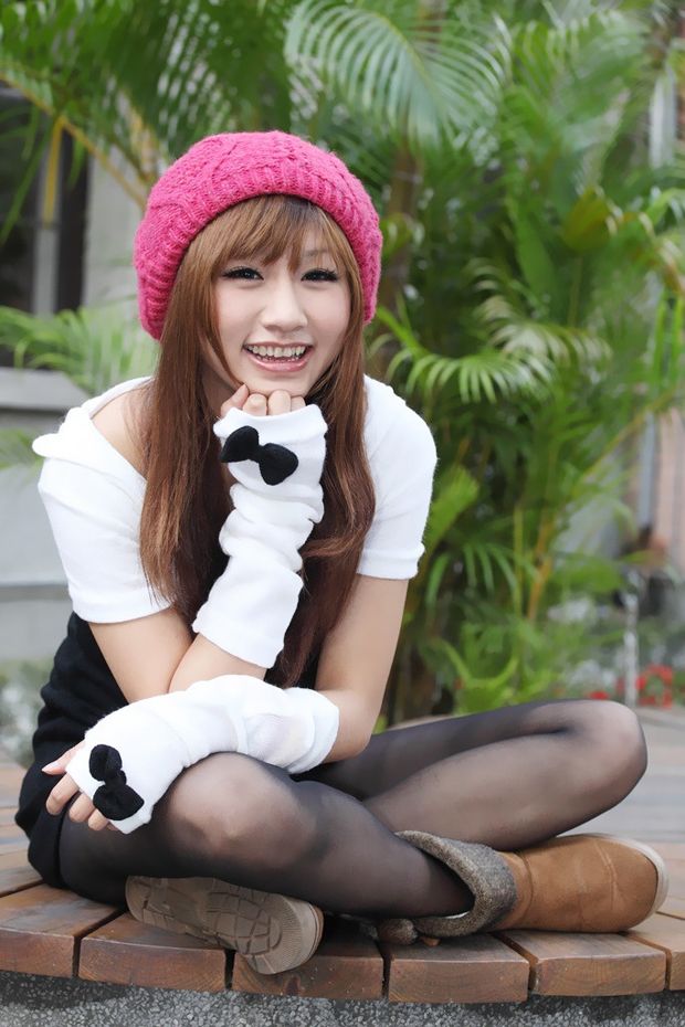 粉红女孩笑容很甜很美很迷人(图12)