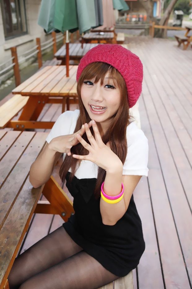 粉红女孩笑容很甜很美很迷人(图13)