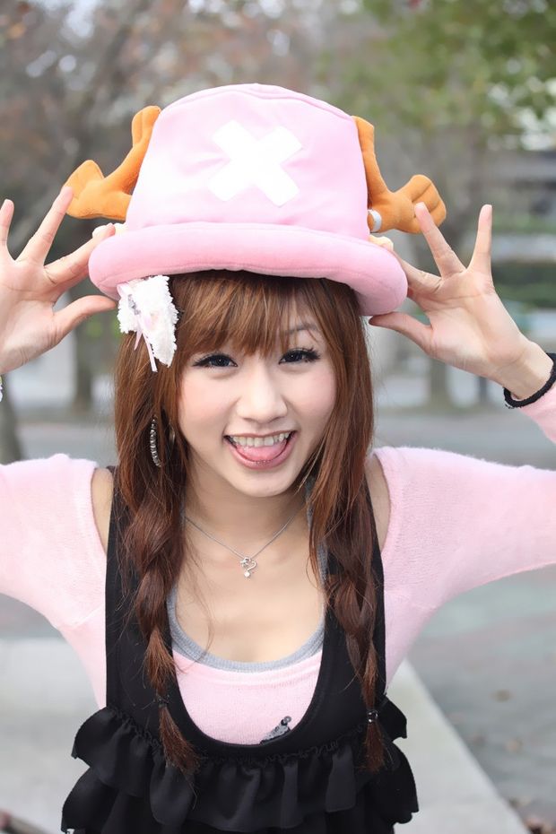 粉红女孩笑容很甜很美很迷人(图8)