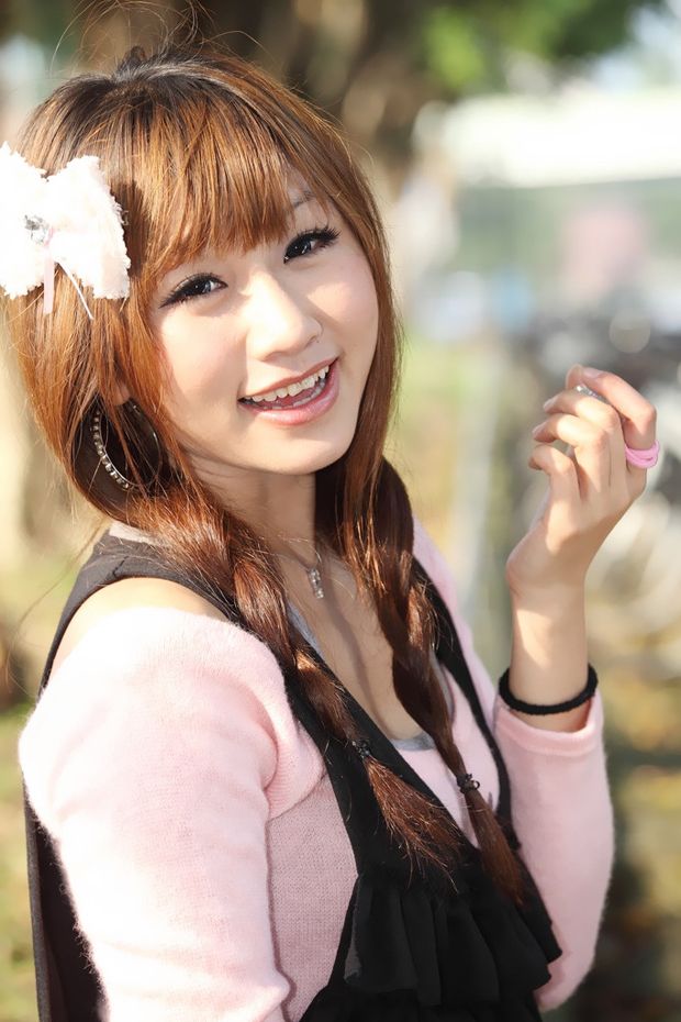 粉红女孩笑容很甜很美很迷人(图9)