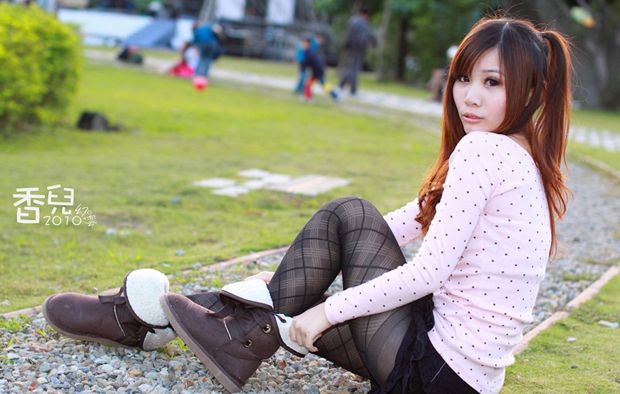 清纯MM香儿华山写真 笑容很甜很美(图14)