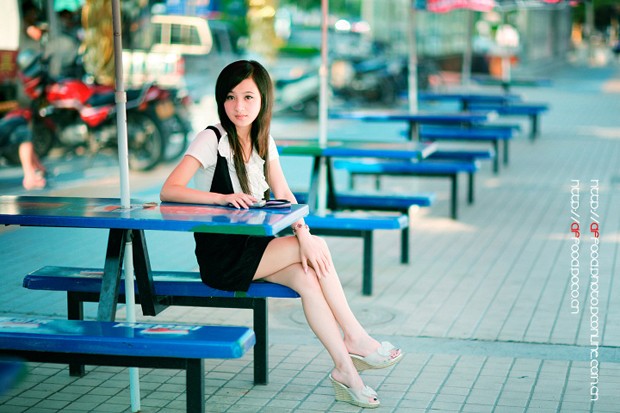 养眼美眉清新写真《街角遇见》(图5)