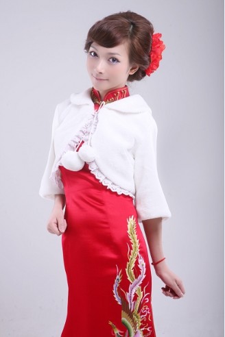 欧网游美女刘诗涵红馆旗袍(图4)