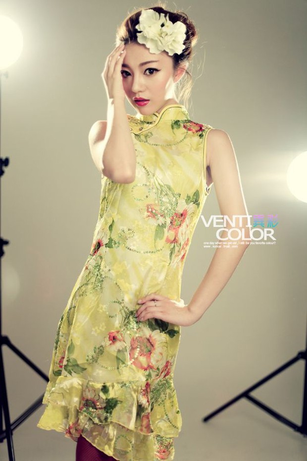 别有时尚风味的中国旗袍美女(图8)