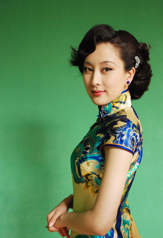 演员马苏的旗袍摄影(图2)