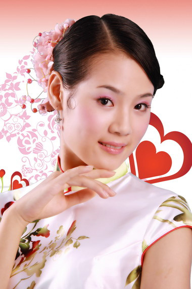 漂亮的旗袍摄影：蝶恋花(图2)